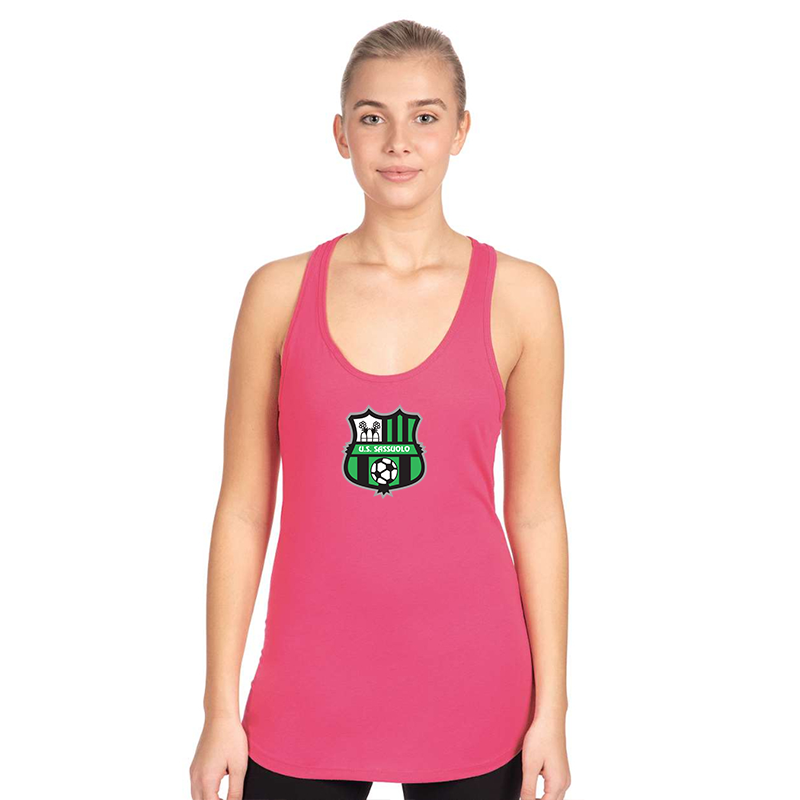 Women's U.S. Sassuolo Soccer Next Level Ideal Racerback Tank